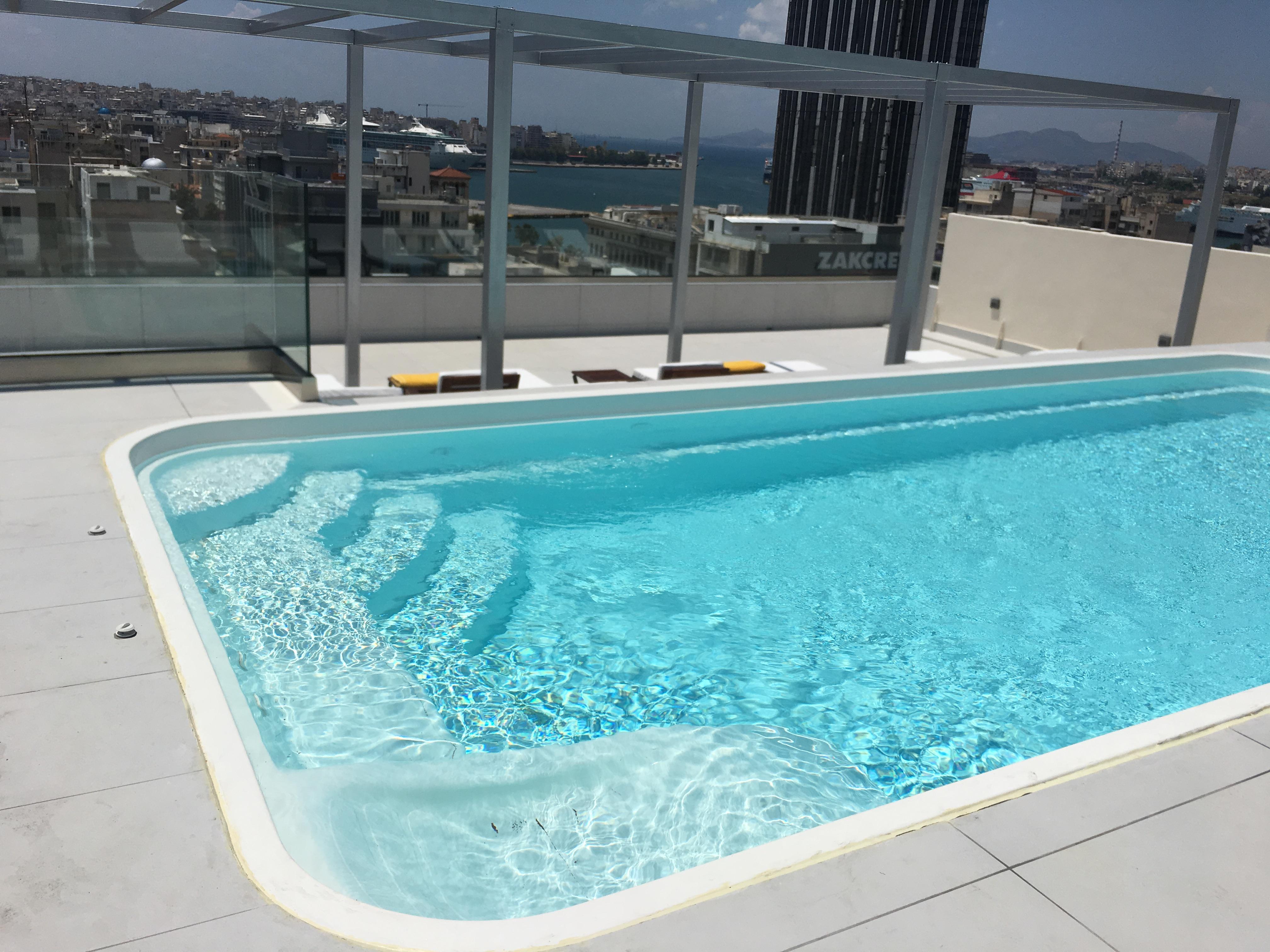 Piraeus Theoxenia Hotel Exterior photo Rooftop pool