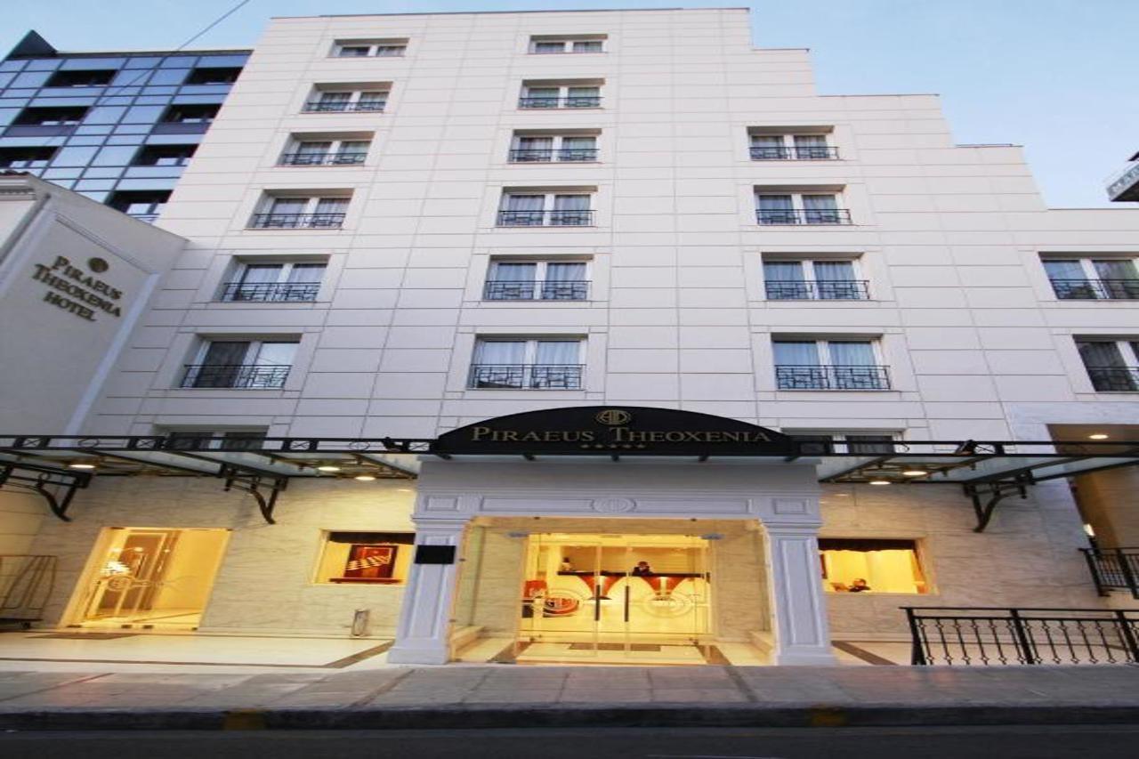 Piraeus Theoxenia Hotel Exterior photo The hotel's entrance